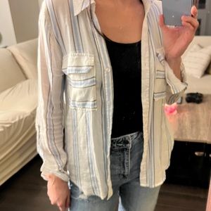 Soft light plaid shirt